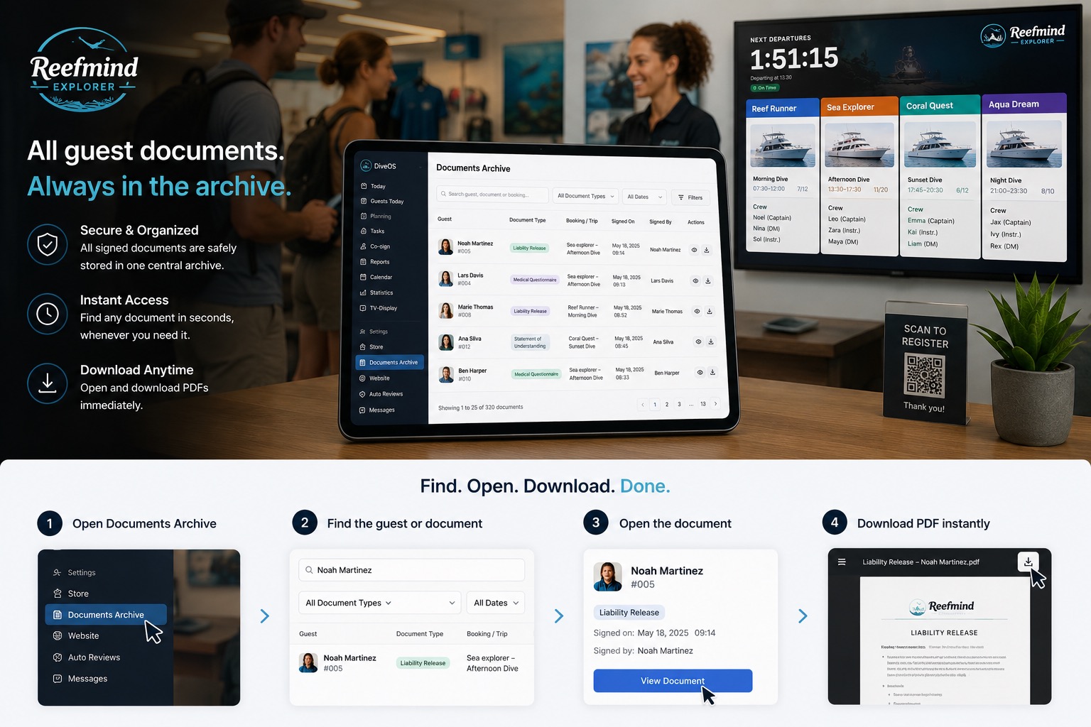 DiveOS — All-in-one dive center management software